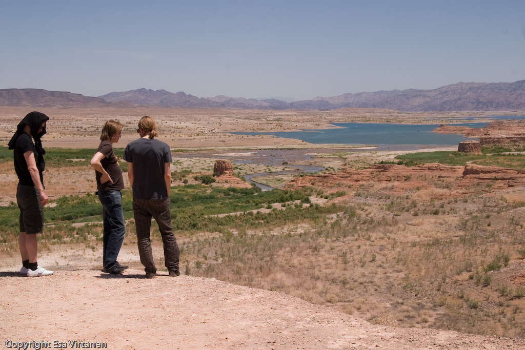 Men at Lake Mead.
