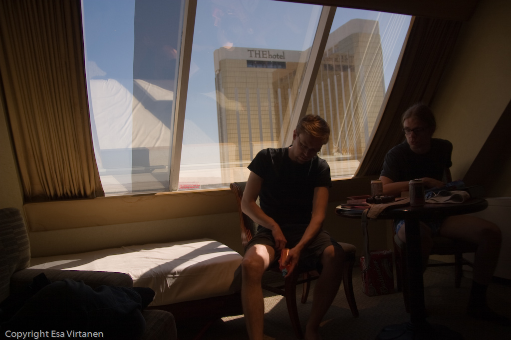 Pyramid dwellers in Las Vegas.