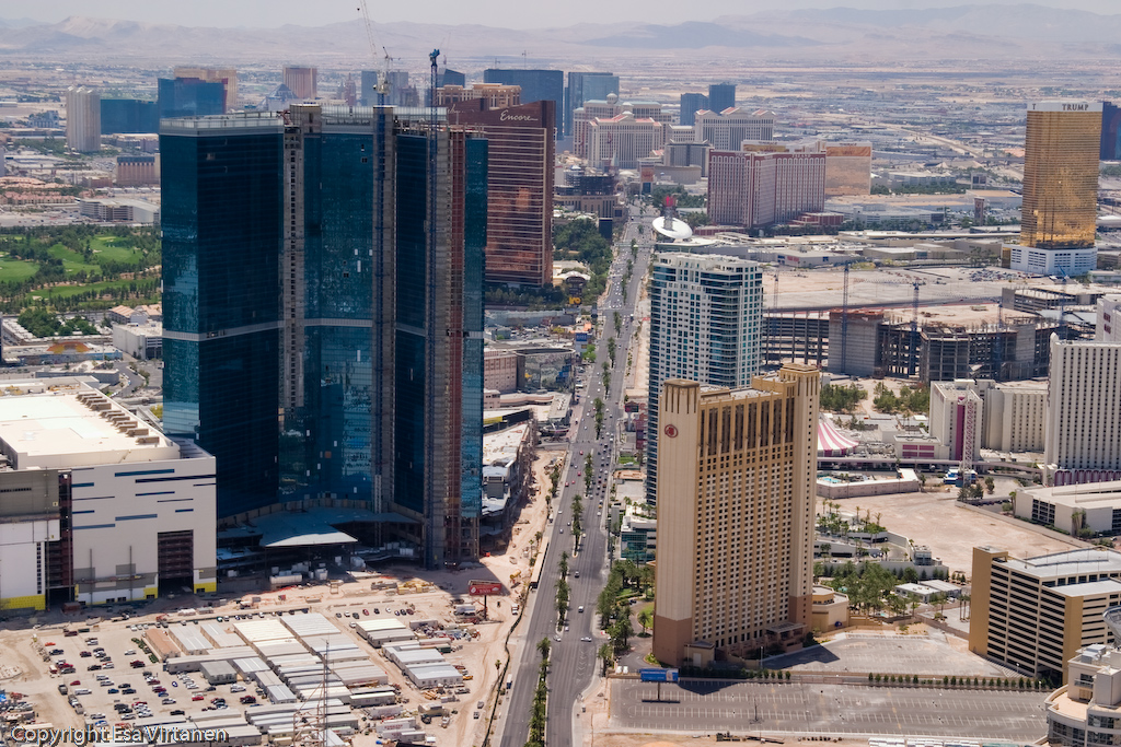 View of The Strip.