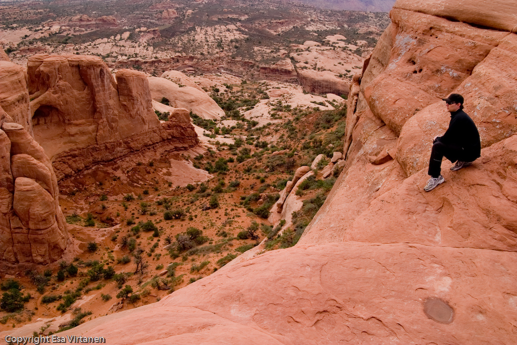 Not a tourist in Arches NP.