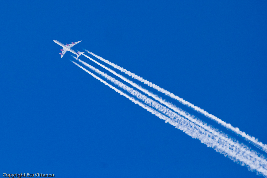 When you're high, airplanes are close.
