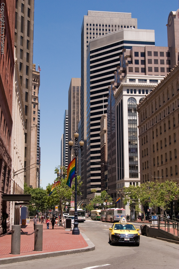 Financial district in San Francisco.