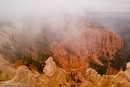 It was rainy and misty at Bryce...