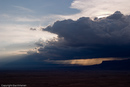 Sunset and rain in Arizona.