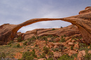 Landscape Arch in the aptly naped Arches National Park.