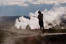 A man contemplates his mortality at Yellowstone.